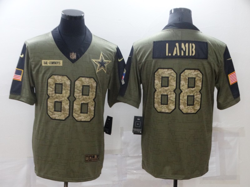 Men's Dallas Cowboys CeeDee Lamb #88 Brown Jersey